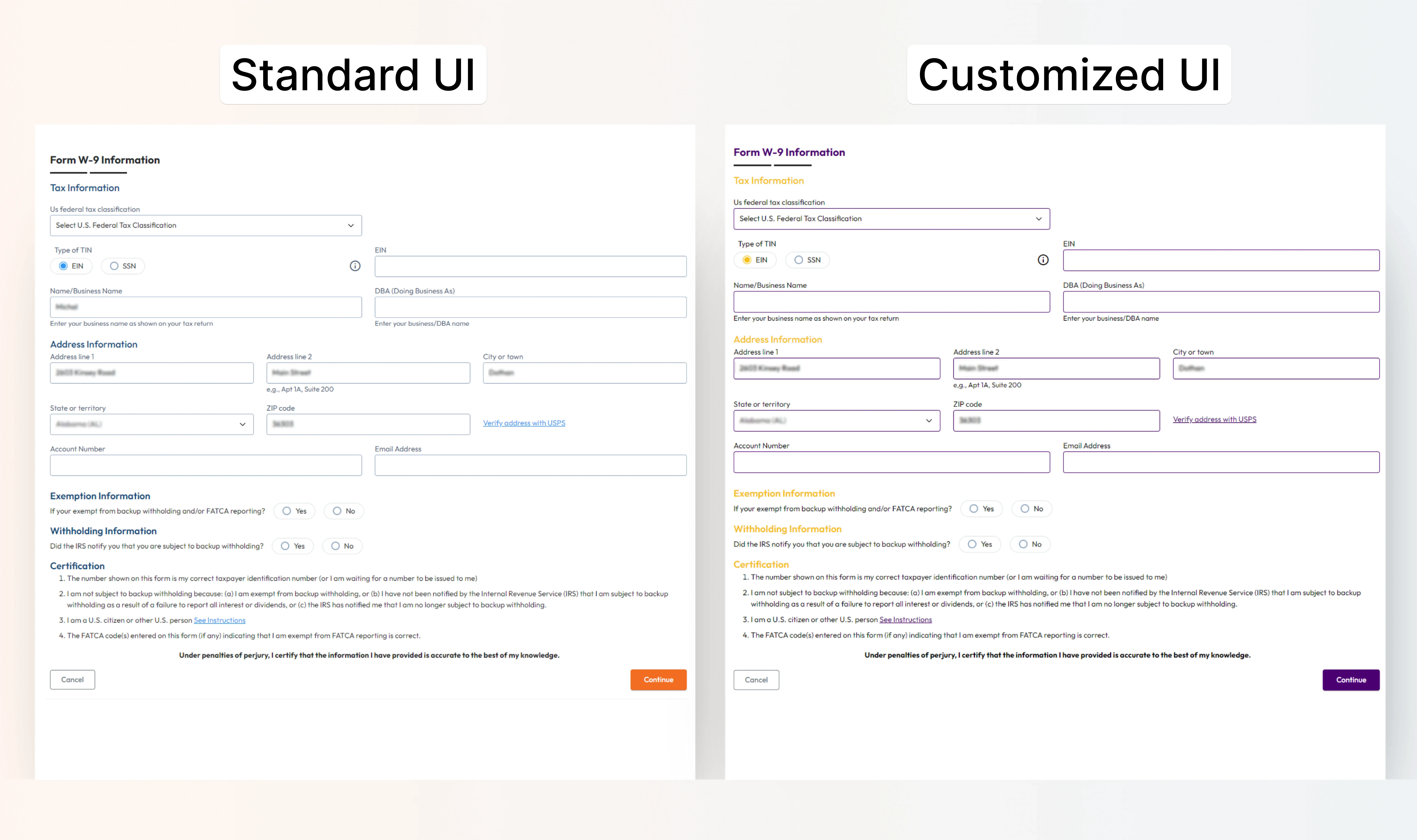 Payee Initiated (RequeDrop-In UI)