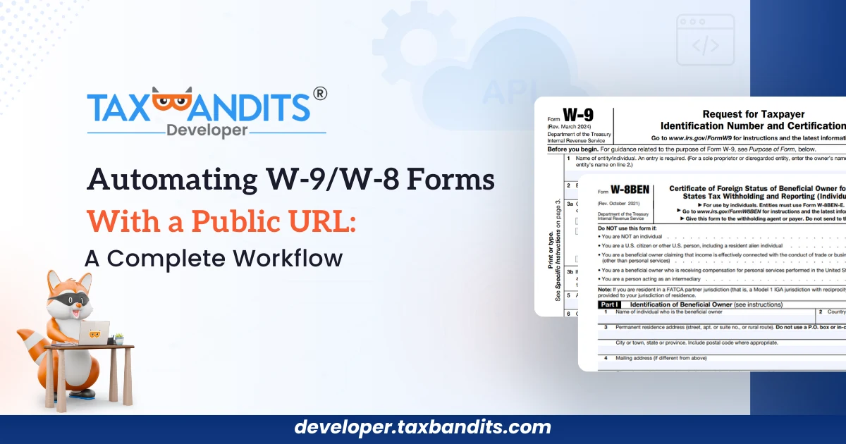 Automating W-9/W-8 Forms with a Public URL- A Complete Workflow
